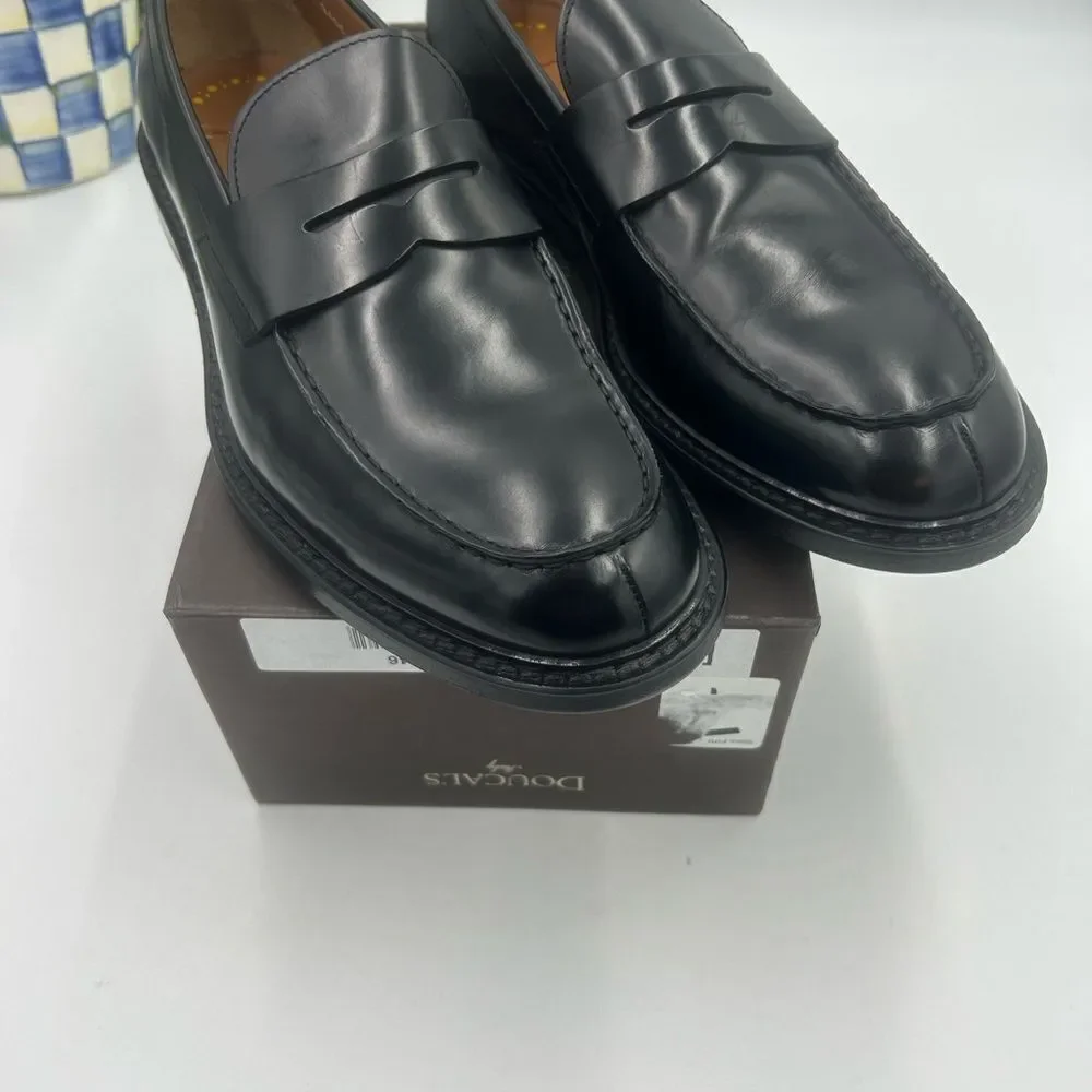 Men’s Doucal’s leather penny loafers size 46 made in Italy - Picture 2 of 9